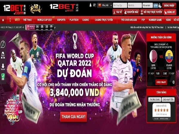 12BET – Ông Vua Casino online